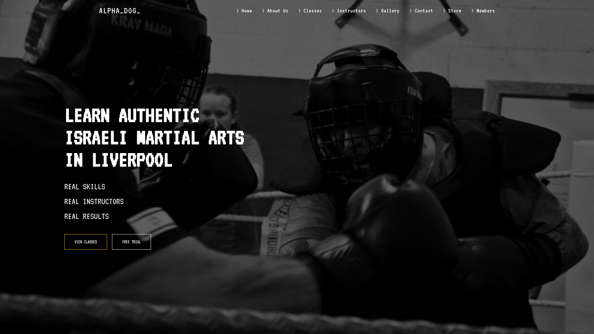 Krav Maga Classes Liverpool - Self-Defense School website preview